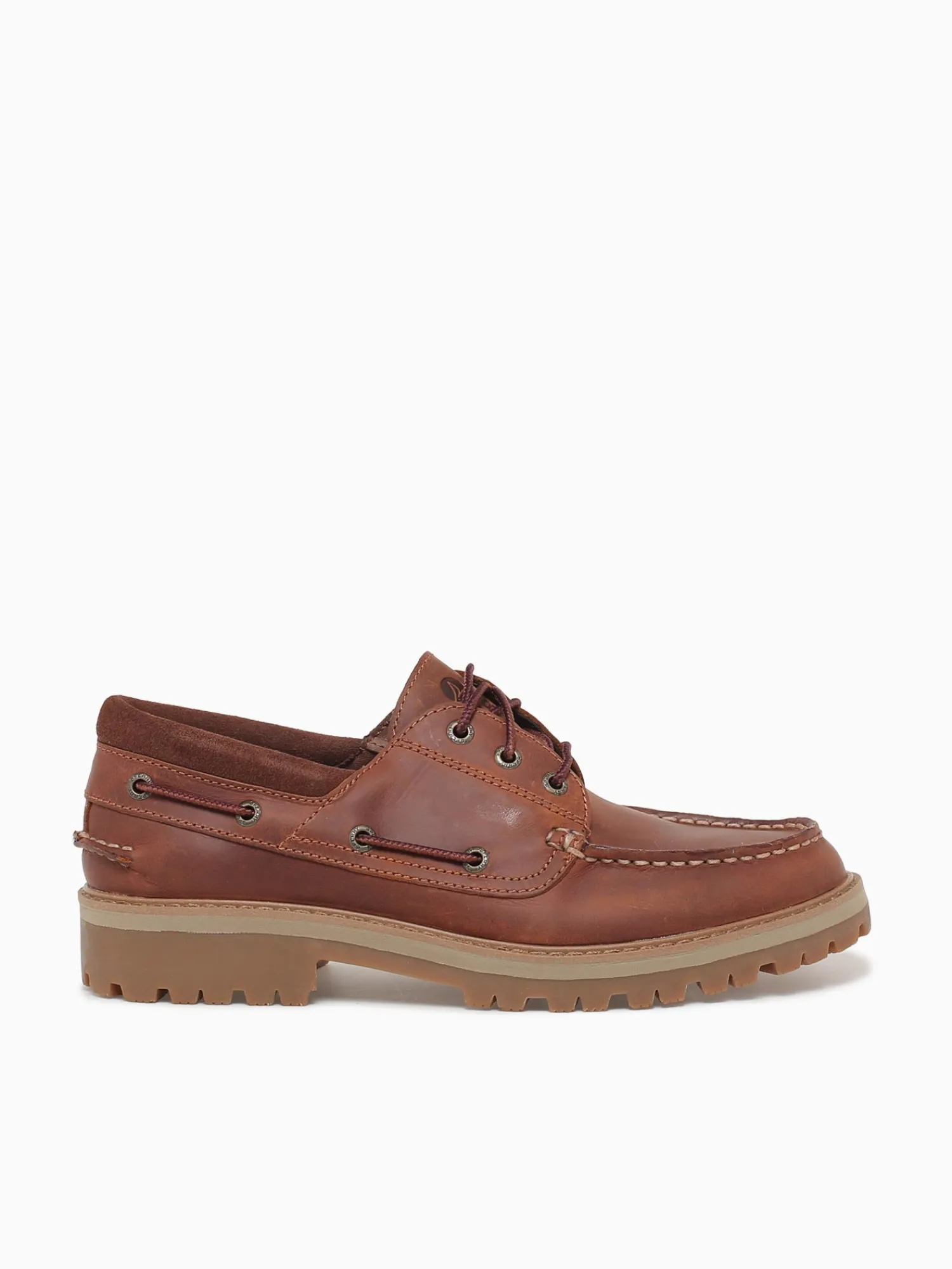 Hot Sperry a o 3eye lug leather Tan