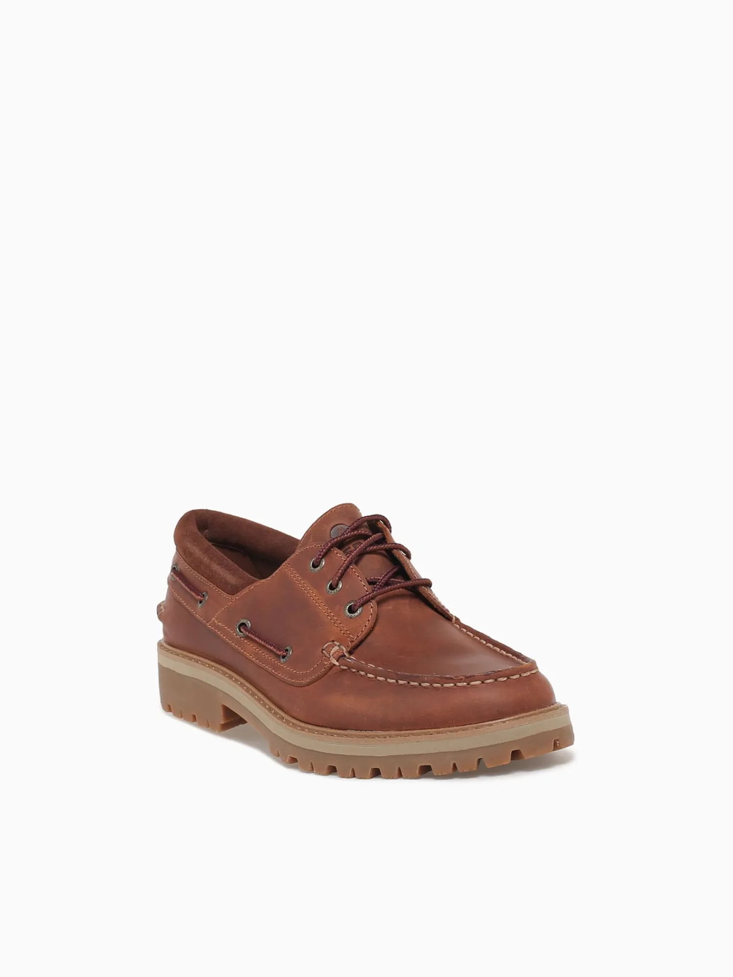Hot Sperry a o 3eye lug leather Tan