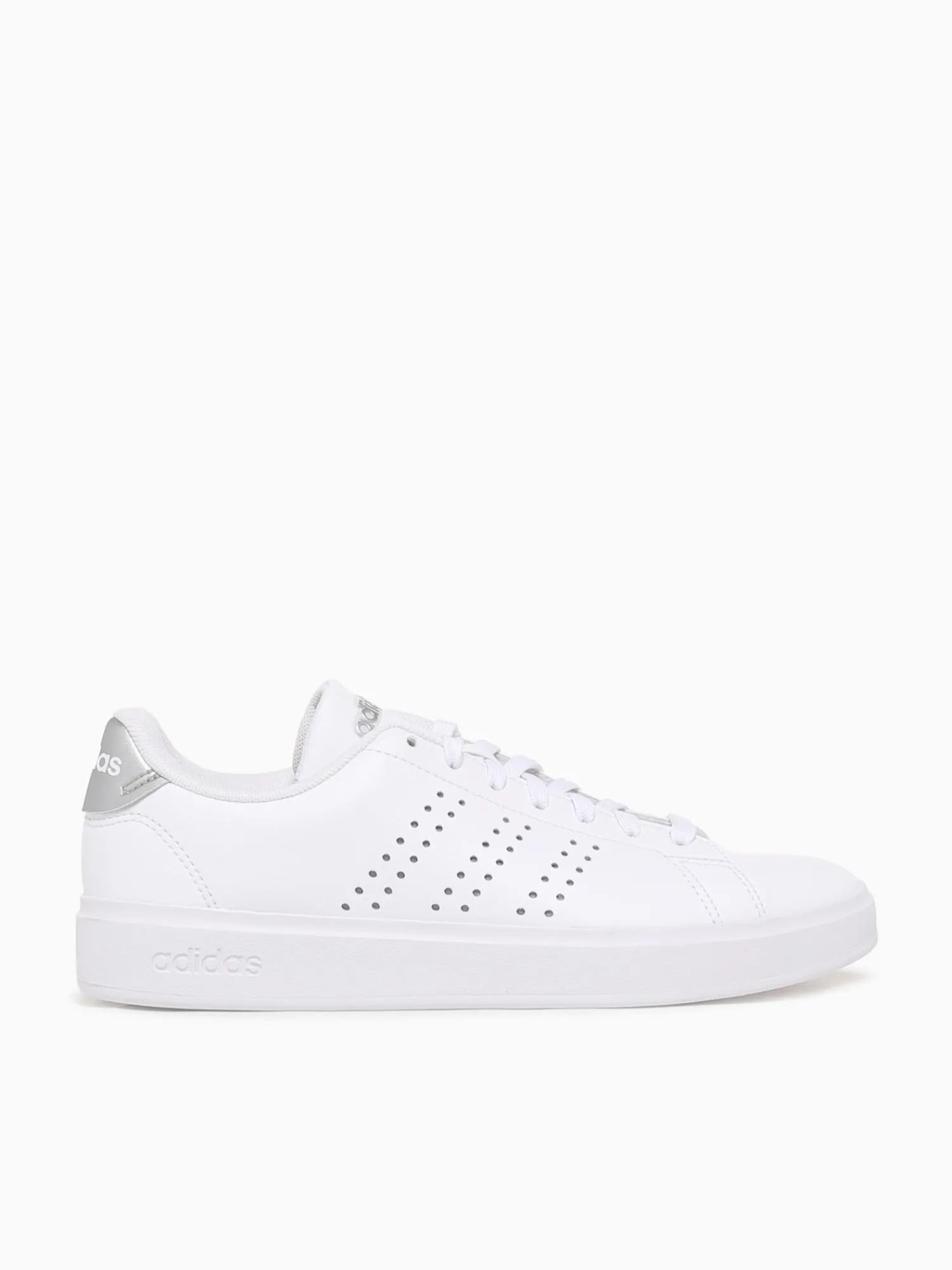 Fashion adidas advantage 2.0 silver White