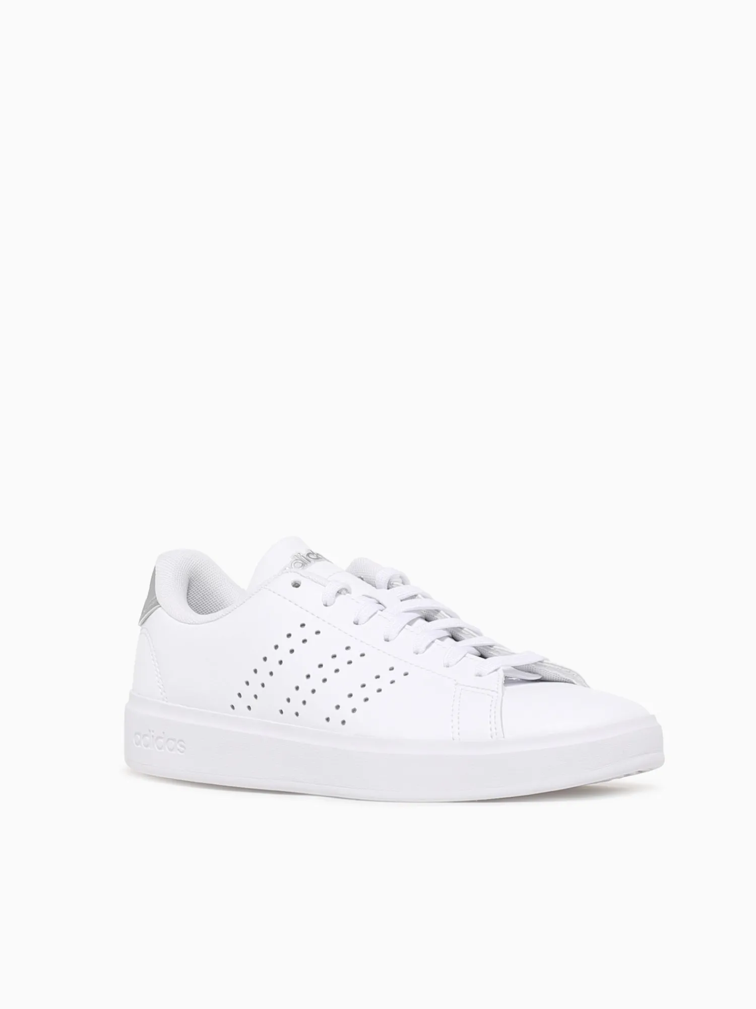 Fashion adidas advantage 2.0 silver White