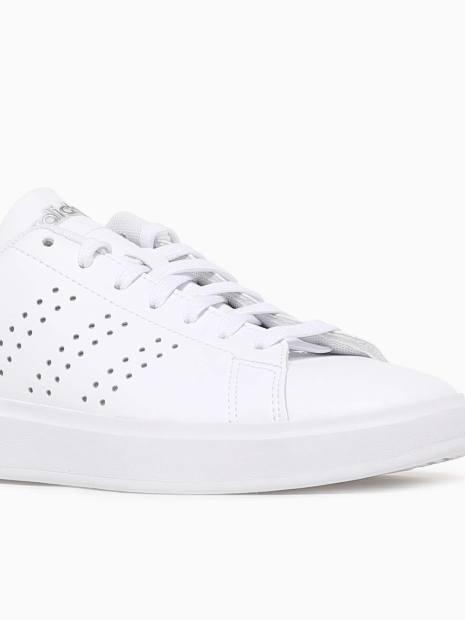 Fashion adidas advantage 2.0 silver White