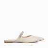 Discount Soleil agnella offwht champagne veneto metal Off White