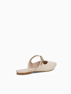 Discount Soleil agnella offwht champagne veneto metal Off White