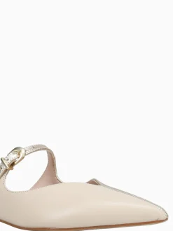 Discount Soleil agnella offwht champagne veneto metal Off White