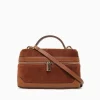 Outlet LF alba cuoio suede leather Cognac