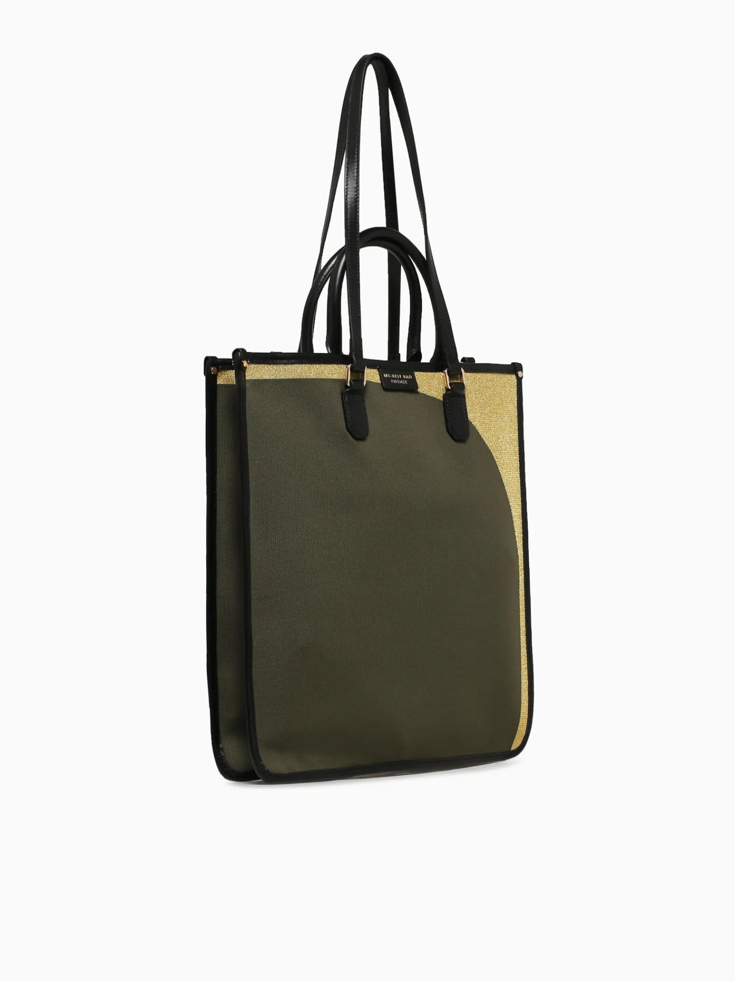 Outlet MY-BEST BAG atena garden tote jungle Gold