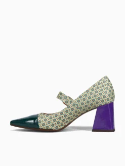 Fashion Chie Mihara auza forest blue purple sucre galleta su Multi