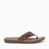 New Sperry baitfish thong 1048735 bro buc.bro lea Brown