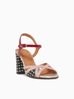 Sale Chie Mihara bemon rose negro rojo sucre dotman Multi