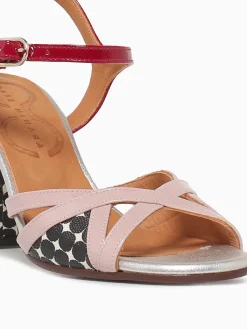 Sale Chie Mihara bemon rose negro rojo sucre dotman Multi