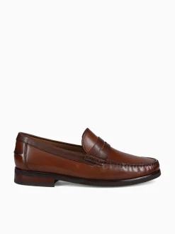 New Florsheim berkley flex penny 12195229 cog brn Cognac