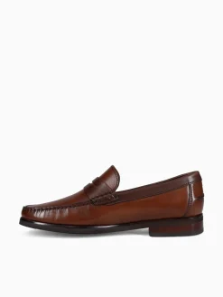 New Florsheim berkley flex penny 12195229 cog brn Cognac
