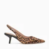 Clearance Sam Edelman bianka sling granada tan leopard Black Brown