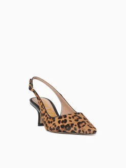 Clearance Sam Edelman bianka sling granada tan leopard Black Brown