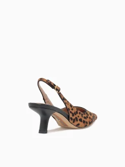 Clearance Sam Edelman bianka sling granada tan leopard Black Brown