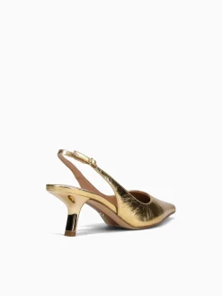 Outlet Sam Edelman bianka sling medallion metallic Gold