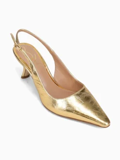 Outlet Sam Edelman bianka sling medallion metallic Gold