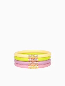 Best BuDhaGirl bloom all weather bangles (awb) - set of 4 Multi