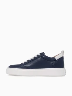 New ALEXANDER SMITH bond man blue white leather Blue Multi