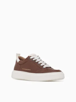 Best ALEXANDER SMITH bond man white leather Cognac