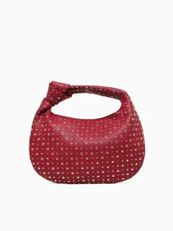 Hot Melie Bianco brigitte studded large Red