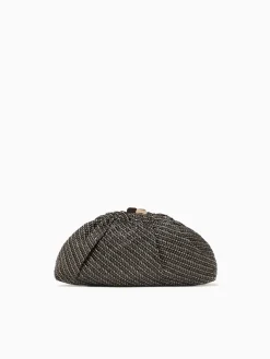 Outlet Moda Lux brisa clutch natural Black