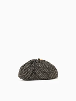 Outlet Moda Lux brisa clutch natural Black