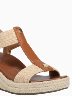 Clearance VIONIC calera camel leather elastic Cognac