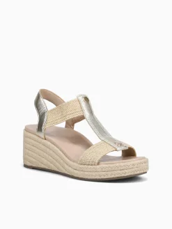 Online VIONIC calera metallic elastic Gold