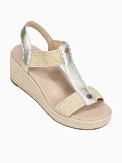 Online VIONIC calera metallic elastic Gold