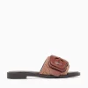Hot Noa Harmon calma multi cuero rafia man made Cognac