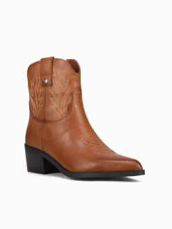 Discount Carmela cardella camel piel Cognac