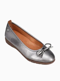 Clearance Carmela caren 161985p plomo piel Pewter