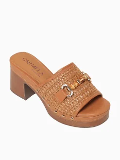 Discount Carmela cariad 162334 camel man made Cognac