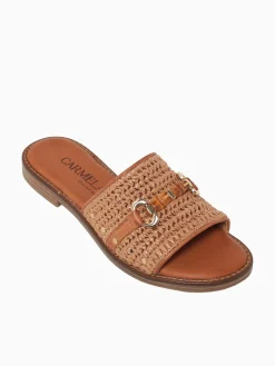 Clearance Carmela cariba 162366 camel man made Cognac