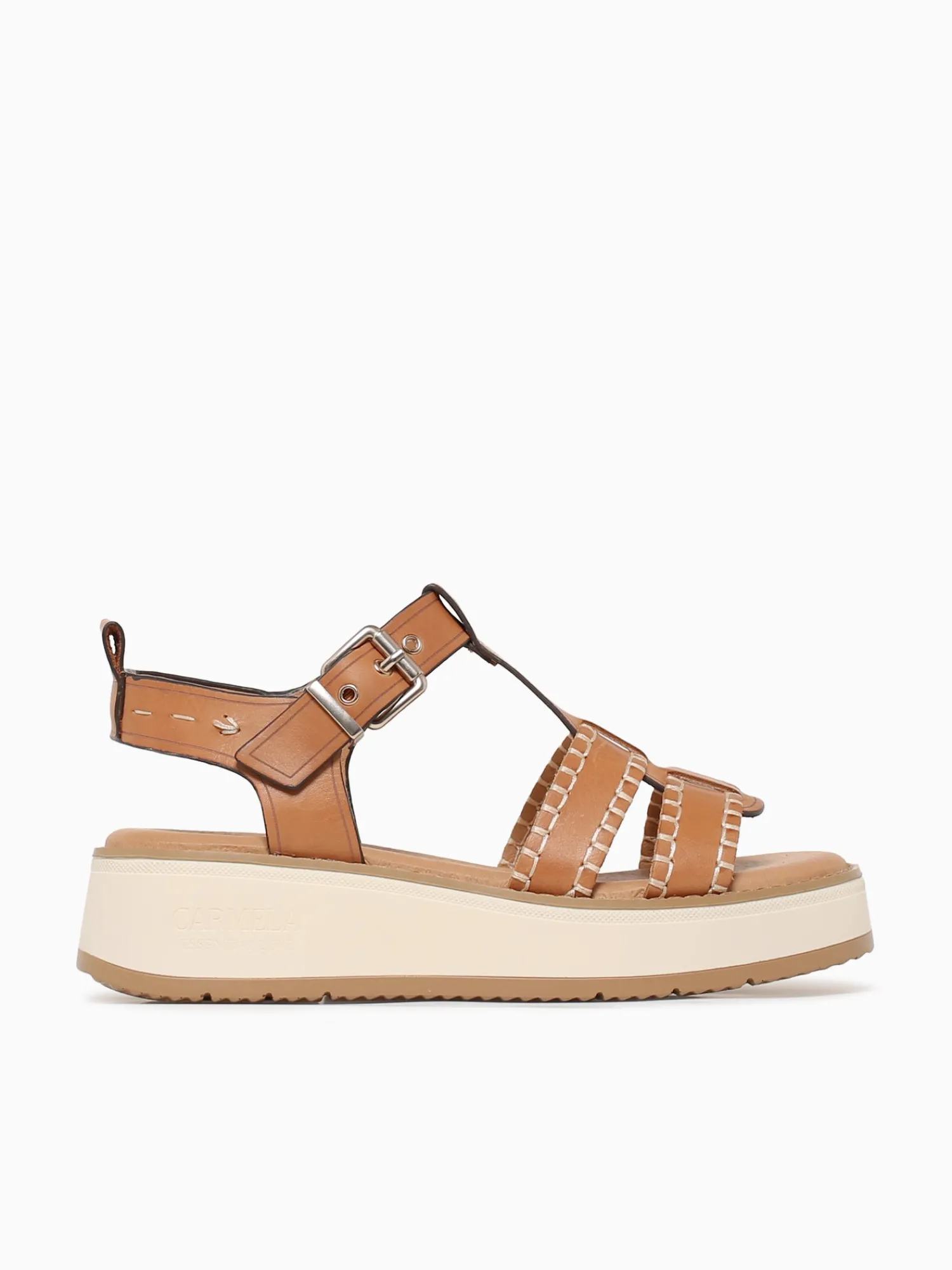 Fashion Carmela carien 162246 camel piel Cognac