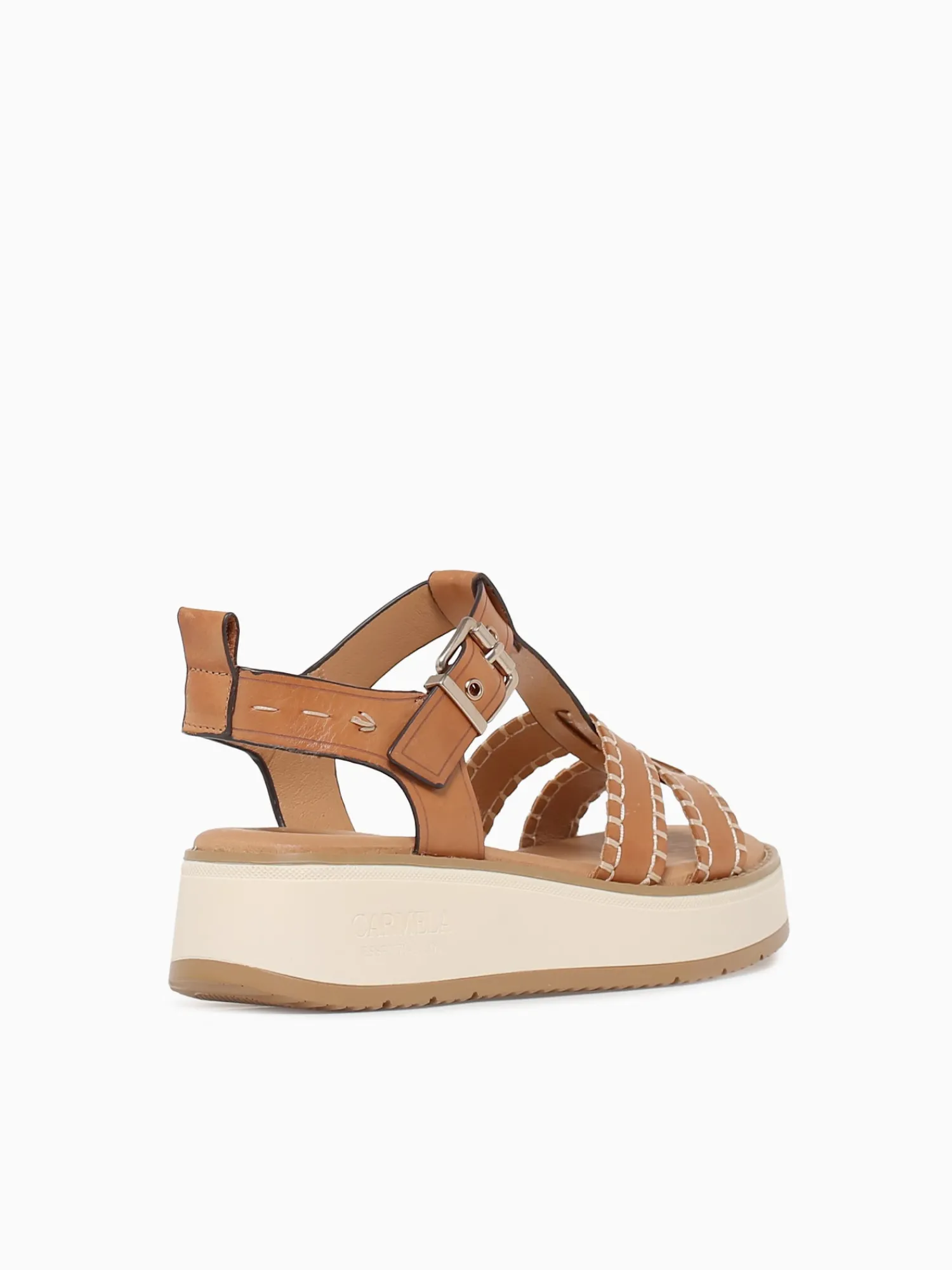 Fashion Carmela carien 162246 camel piel Cognac