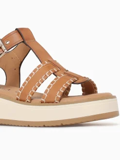 Fashion Carmela carien 162246 camel piel Cognac
