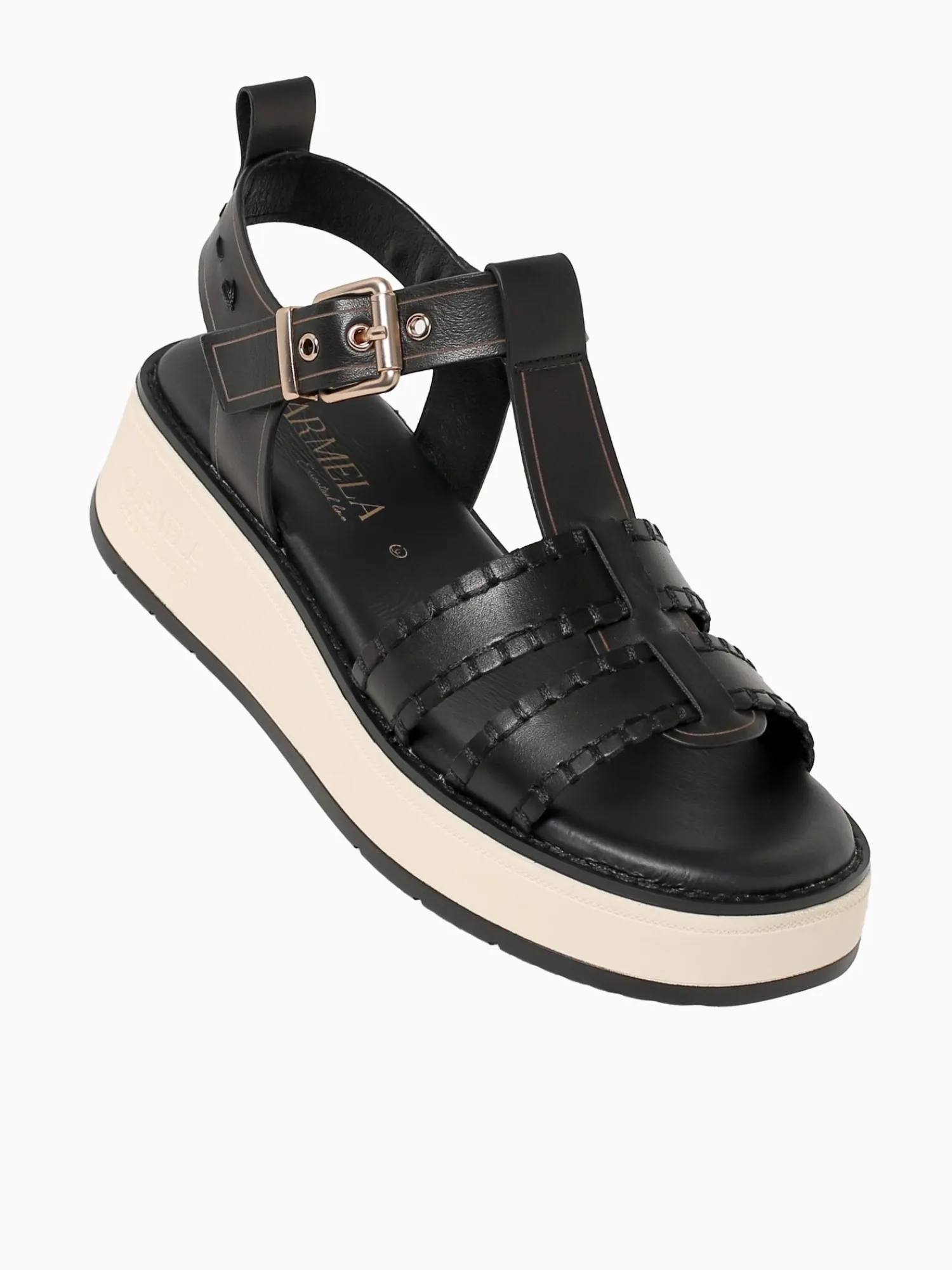 Discount Carmela carien 162246 negro piel Black