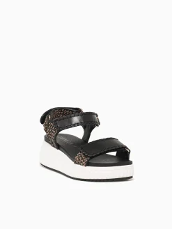Hot Carmela caritina 162243 negro piel Black
