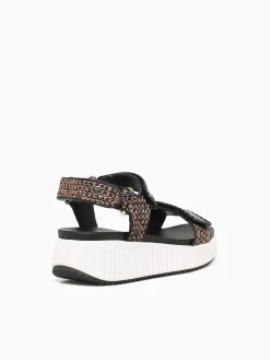 Hot Carmela caritina 162243 negro piel Black