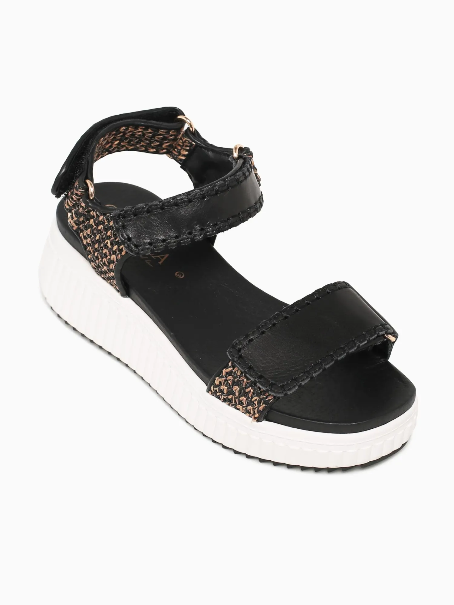 Hot Carmela caritina 162243 negro piel Black