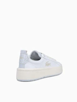 Fashion Lacoste carnaby plat 223 1 wht lt.trqs leather White