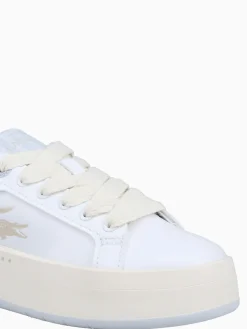 Fashion Lacoste carnaby plat 223 1 wht lt.trqs leather White