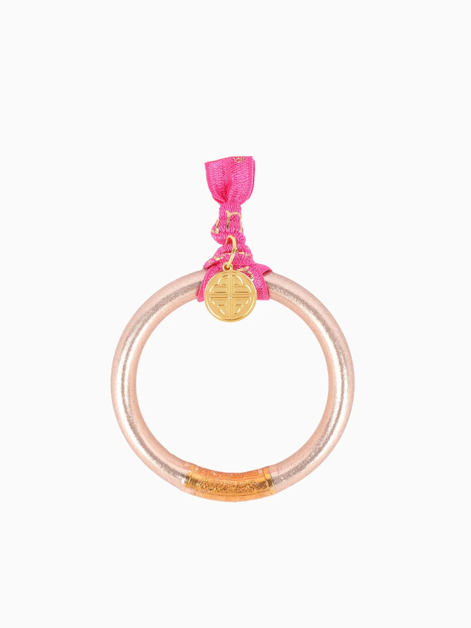 Discount BuDhaGirl champagne tzubbie all weather bangle (awb) - serenity prayer Rose Gold