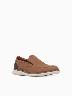 New Nunn Bush chase casual moc toe cognac multi Brown