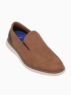 New Nunn Bush chase casual moc toe cognac multi Brown