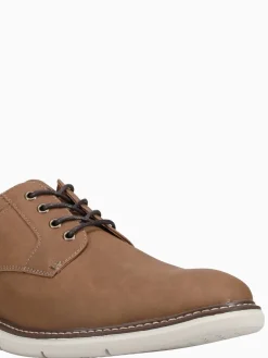 New Nunn Bush chase plain toe multi man made Cognac