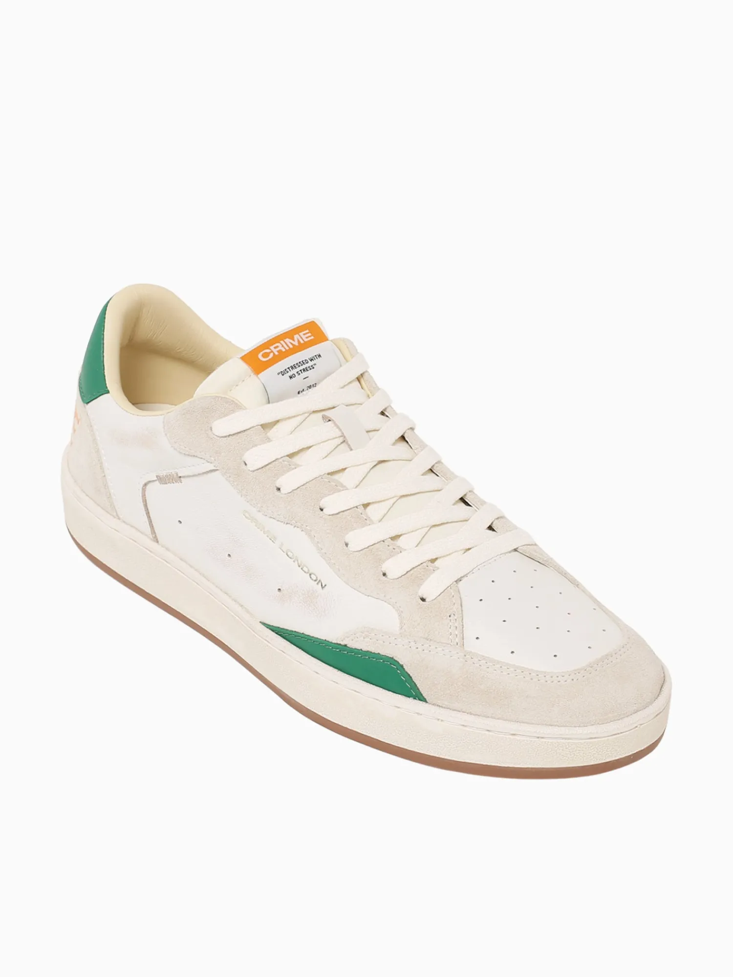 Hot CRIME LONDON chelsea 14200pp7 10 wht green lea White Multi