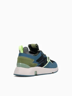 Clearance MUNICH clik man 73 mesh suede Blue